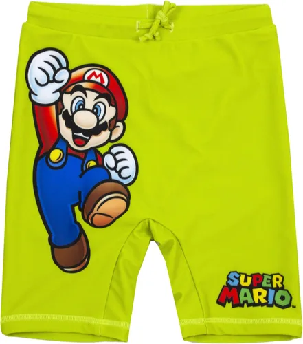 Vista 5 de Super Mario Traje de baño de dos piezas UV50 Sun Safe Top & Shorts Traje de baño