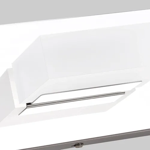 Vista 7 de Aipsun Moderna lámpara de tocador de baño cromada LED para baño, acero inoxidable, 5 luces, iluminación de pared de baño, 6000 K