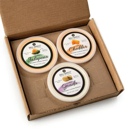 Vista 13 de Queso para untar, estable en el estante, Wisconsin, ideal como bocadillos para pretzels o verduras, (1 unidad, queso cheddar añejo)