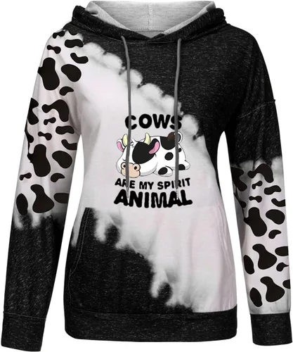Vista 115 de Sudaderas con capucha para mujer, con cuello de botón, sin botones, con cordón, manga larga, lindas, ropa para adolescentes y niñas