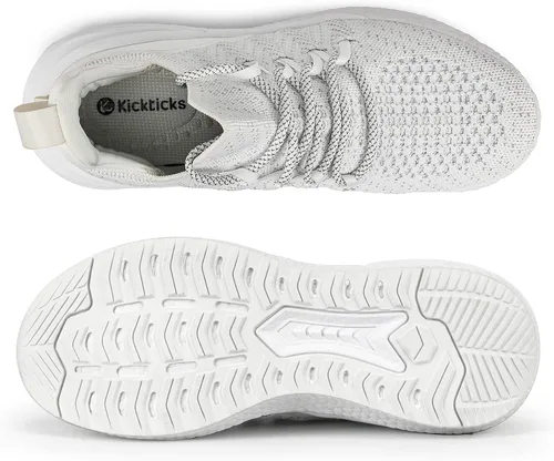 Vista 4 de Kickticks Tenis deportivos sin cordones para mujer, tenis atléticos, para correr, entrenamiento, ligeros, casuales, para gimnasio, para mujer