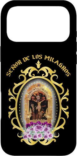 Vista 22 de El Señor de Los Milagros, Lima Peru, Cristo venerada en Perú - Carcasa para iPhone 17