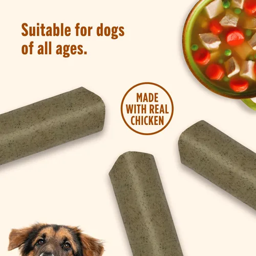 Vista 6 de Rachael Ray Nutrish - Tiras masticables para perros con sabor a sopa de huesos de mayor duración