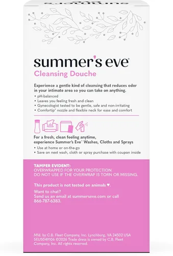 Vista 7 de Summer's Eve Ducha para mujer, Island Splash, fórmula suave con pH equilibrado que ayuda a reducir el olor vaginal, 2 botellas de 4.5 onzas cada