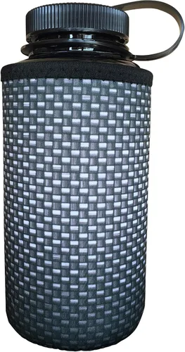 Vista 103 de Funda de neopreno para botella de agua Koverz, funda de neopreno, se ajusta a botellas de agua de 24-30 oz, lavable y reutilizable, tamaño grande