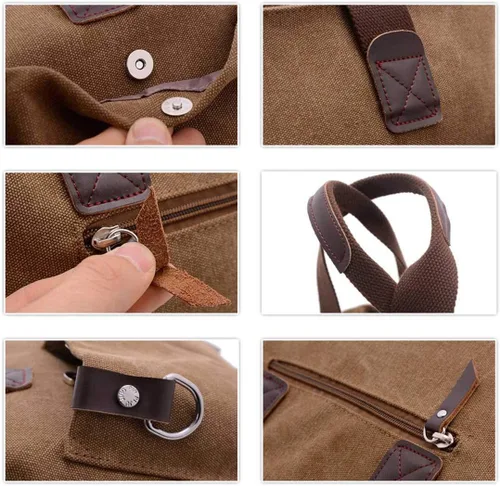 Vista 5 de BNWVC Bolso cartera con tiras. Cartera estilo Tote. Carteras con tiras.
