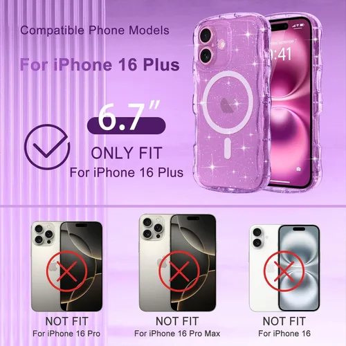 Vista 11 de Pepmune Funda magnética para iPhone 17 Pro Max, color rosa