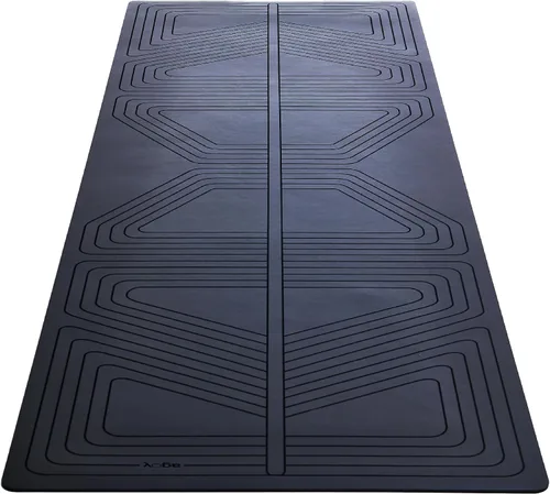 Vista 2 de agoy Pro+ Warrior - Esterilla de yoga antideslizante de alta calidad - Diseño ecológico - Alfombrilla de poliuretano con agarre húmedo y seco +