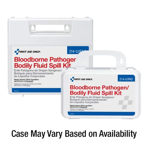 Vista 4 de First Aid Only, Kit de vertido corporal de agentes patógenos de la sangre, Total 1, Blanco, 1