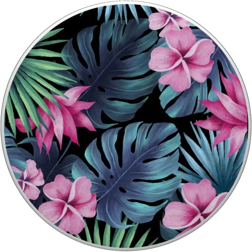 Vista 3 de Exotic Summer Vacation Hawaii Plant Flower Hibiscus Tropical PopSockets PopSockets PopGrip: agarre intercambiable para teléfonos y tabletas