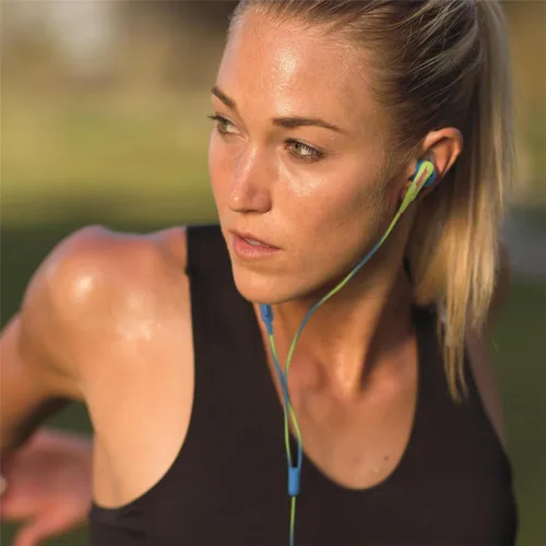 Vista 5 de Auriculares Bose soundsport dentro de oído dispositivos de Apple carbón Dispositivos Apple Azul Neón
