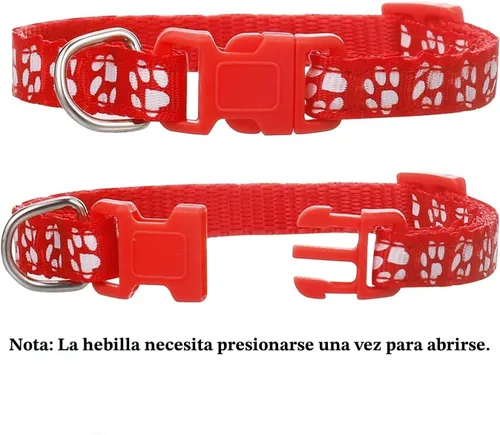 Vista 3 de Paquete de 12 Collares para Cachorros de Camada, Collares de Identificación Ajustables para Cachorros, Collares de Nailon Suave de Parto