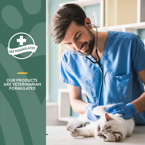 Vista 6 de NaturVet – Salud de las articulaciones de cáñamo para gatos – Más semillas de cáñamo – 60 masticables suaves – Apoya caderas y articulaciones