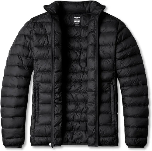 Vista 9 de TSLA - Chaqueta acolchada, ligera y plegable para hombre, ideal para invierno, impermeable