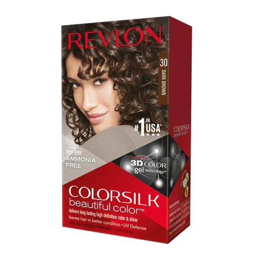 Vista 12 de Revlon ColorSilk Beautiful Color 41 marrón medio 1 ea (paquete de 5)