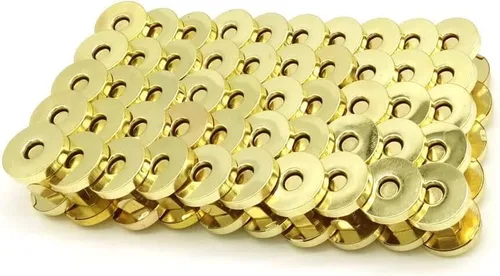 Vista 13 de 100 juegos de botones de cierre magnético, perfectos para bolsas y prendas, 14mm