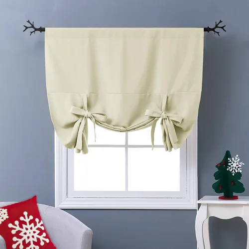 Vista 85 de NICETOWN Cortina Opaca con Aislamiento Térmico – Persiana Enrollable para Ventana de Bebé para Dormitorio/Acción de Gracias