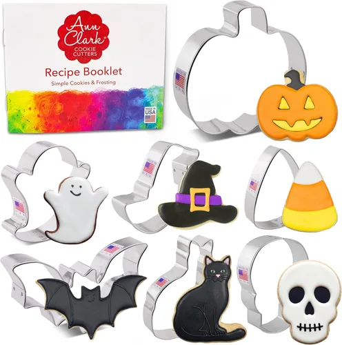 Vista 10 de Juego de 5 cortadores de galletas de Halloween de Ann Clark