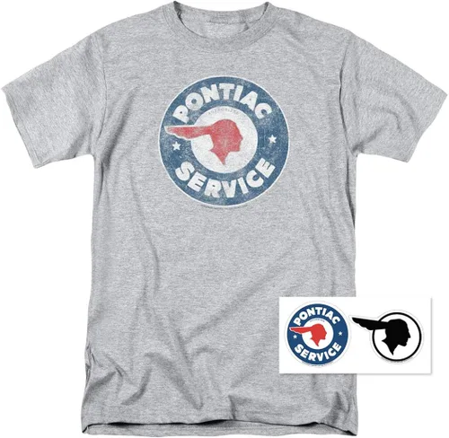 Vista 2 de Chief Pontiac Authorized Service Logo T Shirt & Stickers