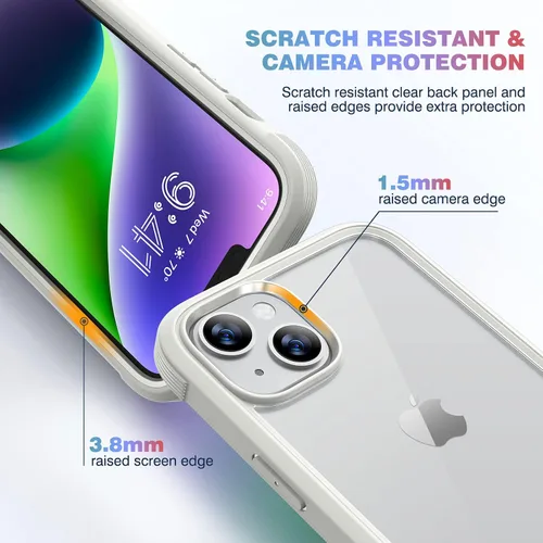 Vista 996 de DIACLARA - Funda transparente compatible con iPhone XR 6.1 pulgadas 2018