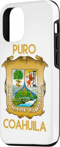 Vista 2 de Funda para iPhone 15 Puro Coahuila Coahuila Estado De México Escudo Eagle Aguila