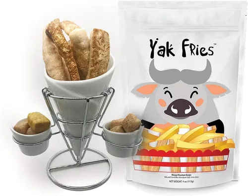 Vista 3 de Papas fritas 4oz - Golosina saludable de entrenamiento del Himalaya para perro