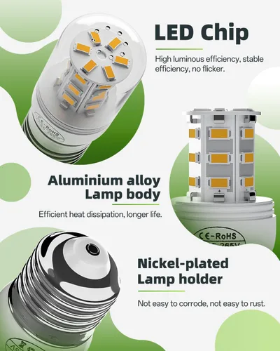 Vista 6 de Bombilla LED de refrigerador BOGDA de repuesto para refrigerador frig-idaire 5304511738, bombilla de refrigerador KEI D34L, bombilla LED de 3.5W