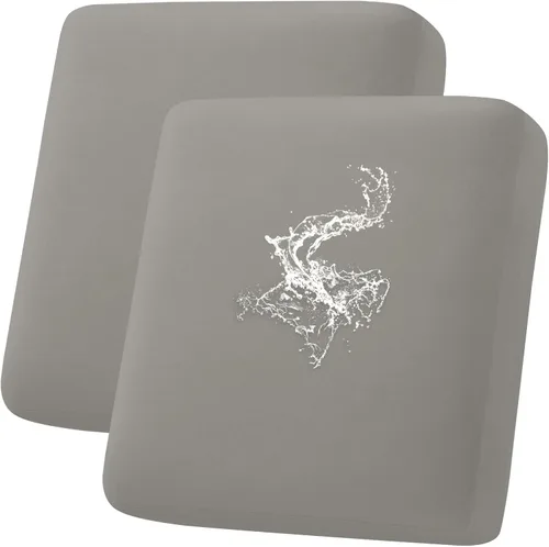 Vista 75 de hyha Fundas de cojín impermeables para sofá, funda elástica para asiento de sofá para perro, lavable, antideslizante, impermeable, fundas de cojín