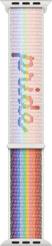 Vista 10 de Correa para Apple Watch - Bucle deportivo (41mm) - Azul abismo/Verde musgo - Regular