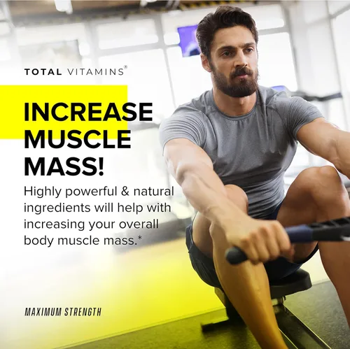 Vista 2 de Potenciador de testosterona - Suplemento de testosterona para hombres - Suplementos potenciadores masculinos - Refuerzo de testosterona para hombres