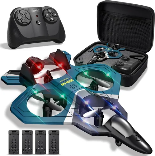 Vista 22 de 4DRC RC Planes Aviones de control remoto para niños y adultos, negro, 2