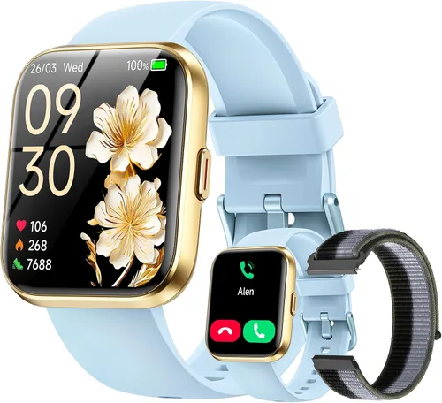Vista 11 de Relojes inteligentes para hombres (Android/iPhones), más de 120 modos deportivos con monitor de ritmo cardíaco, monitor de ritmo cardíaco