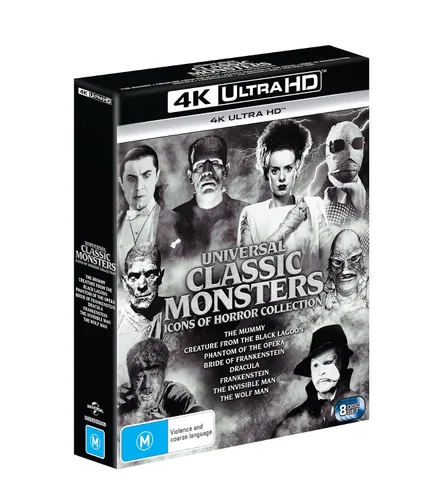 Vista 4 de Universal Classic Monsters Icons of Horror - 8 Film 4K Collection 4K Ultra HD
