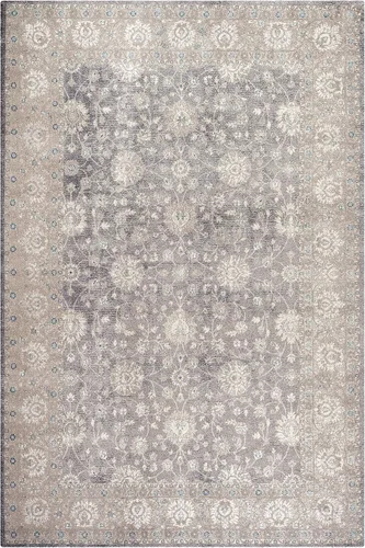 Vista 31 de Safavieh Sofia Collection SOF330B, tapete clásico color gris claro y beige, Polipropileno