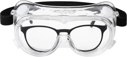 Vista 19 de UNCO - Gafas de seguridad sobre gafas, gafas protectoras, antiniebla, para trabajo, gafas de seguridad sobre gafas