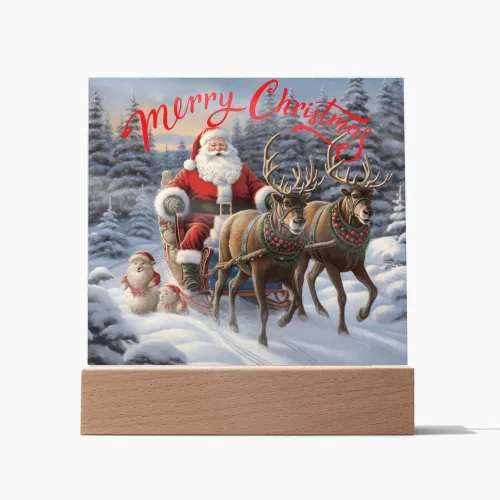 Vista 11 de Lámpara de luz nocturna de Navidad, ideas de regalo para niños o nietos con Papá Noel, accesorios únicos de iluminación LED de Navidad, lámpara