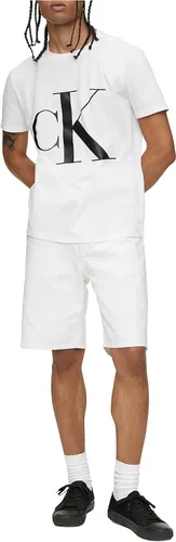 Vista 4 de Calvin Klein Men's Monogram Ck Jeans Crewneck T-Shirt
