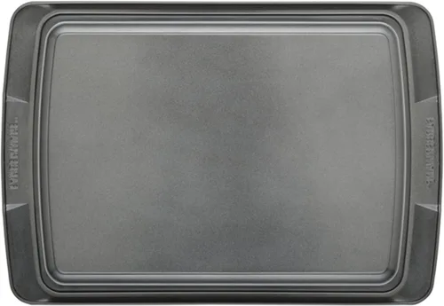 Vista 11 de Farberware Bakeware - Sartén antiadherente para asar con estante en U, 14.75 pulgadas x 10.75 pulgadas, color gris