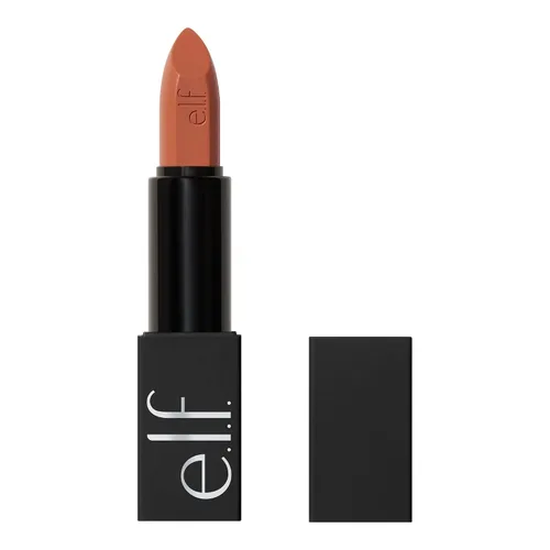 Vista 10 de e.l.f. O Face Lápiz Labial Satinado, Lápiz Labial Cremoso Ricamente Pigmentado, Nutritivo y de Larga Duración, Infundido con Jojoba, Vegano y Sin