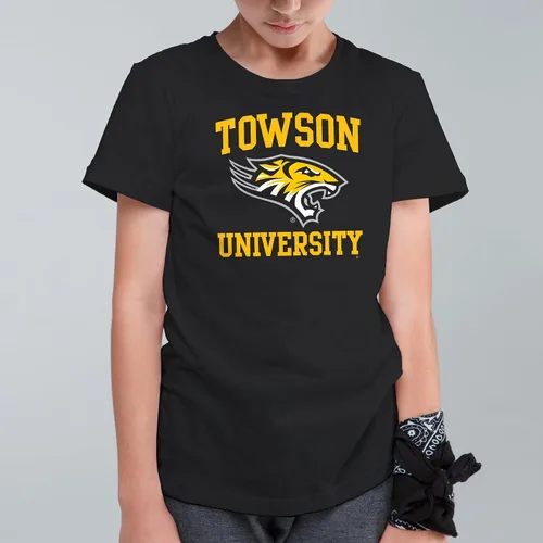 Vista 546 de NCAA Arch Logo, camiseta juvenil color del equipo, universidad - universidad