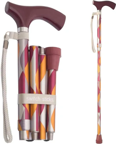 Vista 7 de Bastón plegable para caminar Switch Sticks para mujeres y hombres