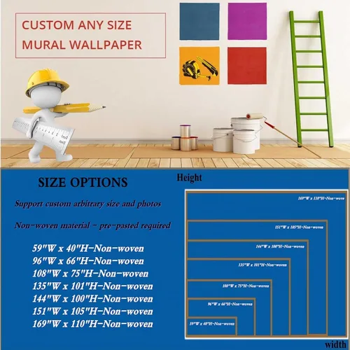 Vista 4 de Murales de pared 3D para techo, cielo azul y nubes blancas, papel tapiz panorámico extraíble, con ondas de nube, adecuado para decoración del hogar