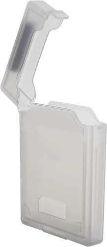 Vista 6 de Caja protectora de disco duro, 2.5 pulgadas HDD/SSD a prueba de golpes, antiestática, a prueba de polvo, transparente, verde, rojo, azul, blanco