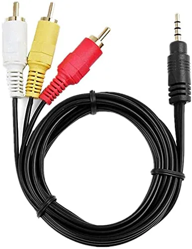 Vista 4 de MaxLLTo Cable de TV 3RCA AV A/V para Canon GL1 MiniDV / GL2 MiniDV / HV10 / HV40