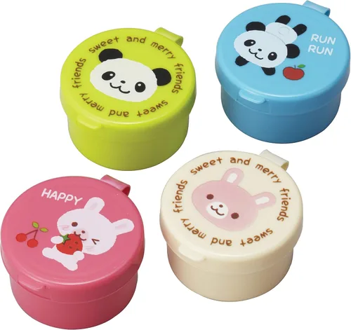 Vista 2 de CuteZCute Picador de alimentos, caja Bento, Mini, azul, rosa, verde, crema