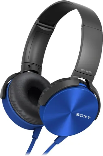 Vista 3 de Sony MDR-XB450AP Auriculares Extra Bass - Azul (versión internacional de Estados Unidos puede no aplicarse)