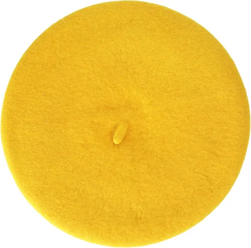 Vista 286 de ZLYC - Boina francesa de lana unicolor para mujeres y niñas