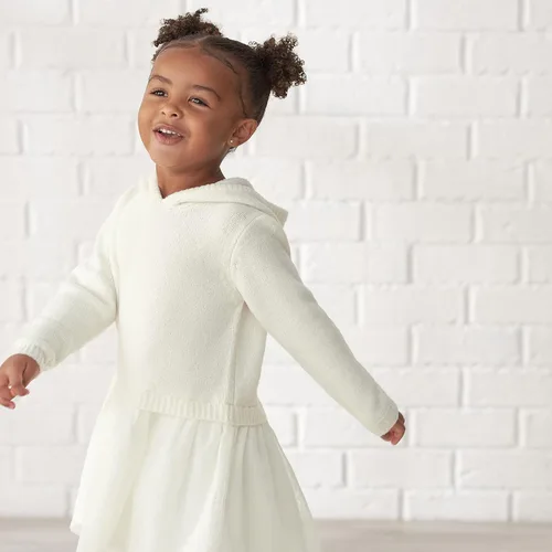 Vista 6 de Gerber Vestido tipo suéter para bebé niña con falda de tul