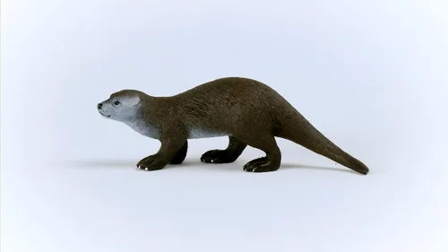 Vista 4 de Schleich Wild Life - Juguetes de animales salvajes marinos y oceánicos para niños y niños pequeños, juguete de nutria, edades 3+