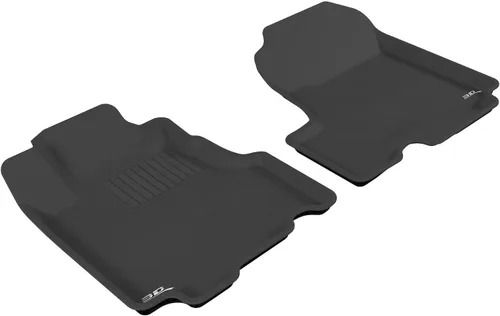 Vista 10 de 3D MAXpider Alfombrilla Kagu de ajuste personalizado (negro) compatible con Honda CR-V 2007-2011, juego completo